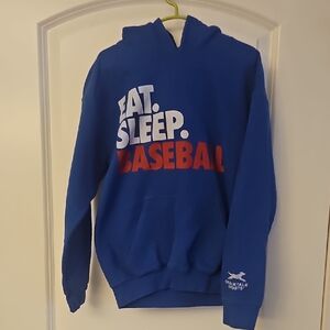 Chalk Talk Blue Baseball Hoodie